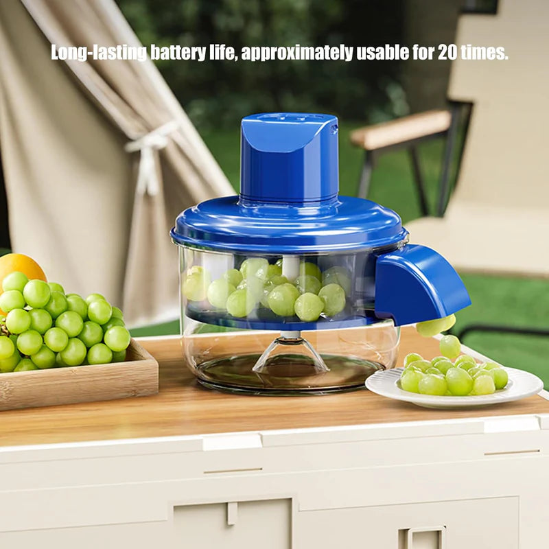 Premium Multi-Function Fruit & Vegetable Peeler with Transparent Collection Bowl