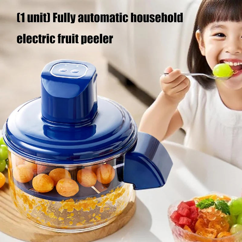 Premium Multi-Function Fruit & Vegetable Peeler with Transparent Collection Bowl